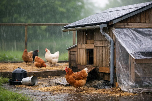 How to Keep Chicken Coop Dry in Wet Weather