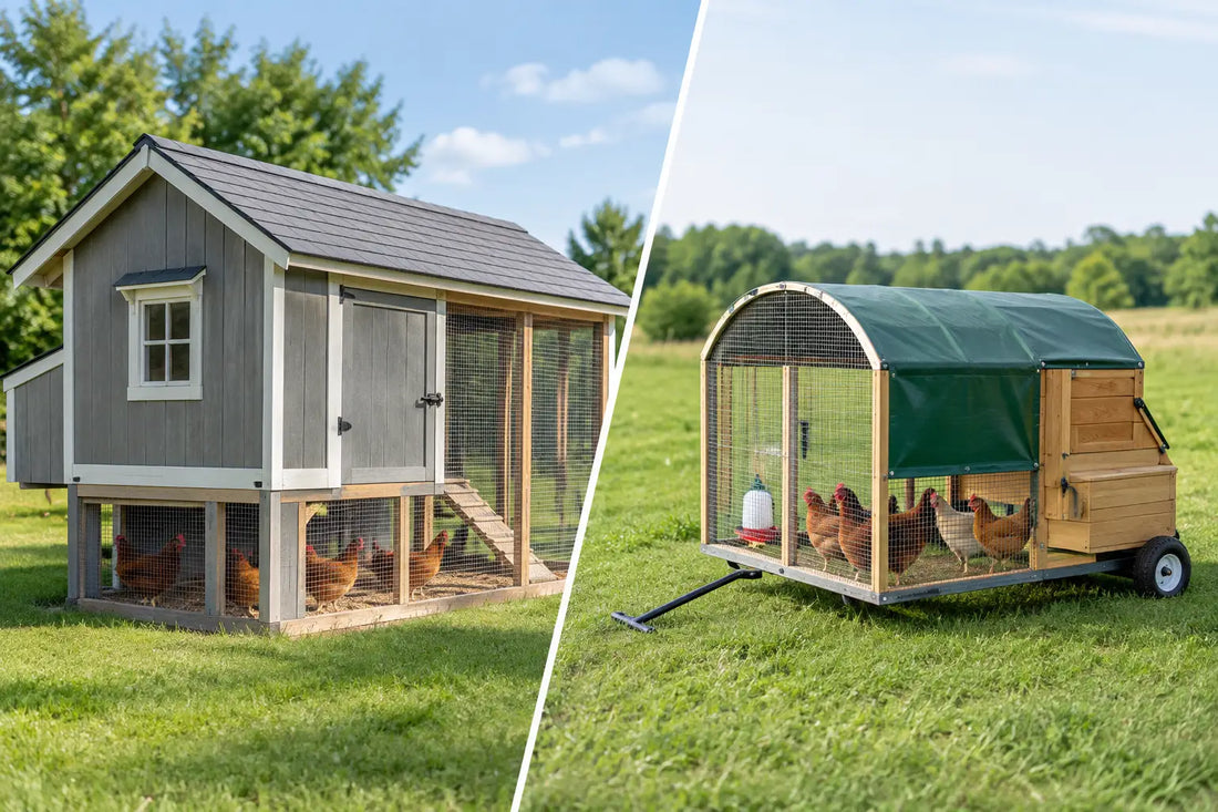 Fixed Versus Portable Chicken Coops Compared