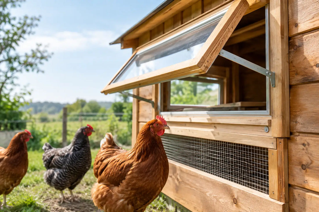 Best Chicken Coop Windows for Healthy Hens