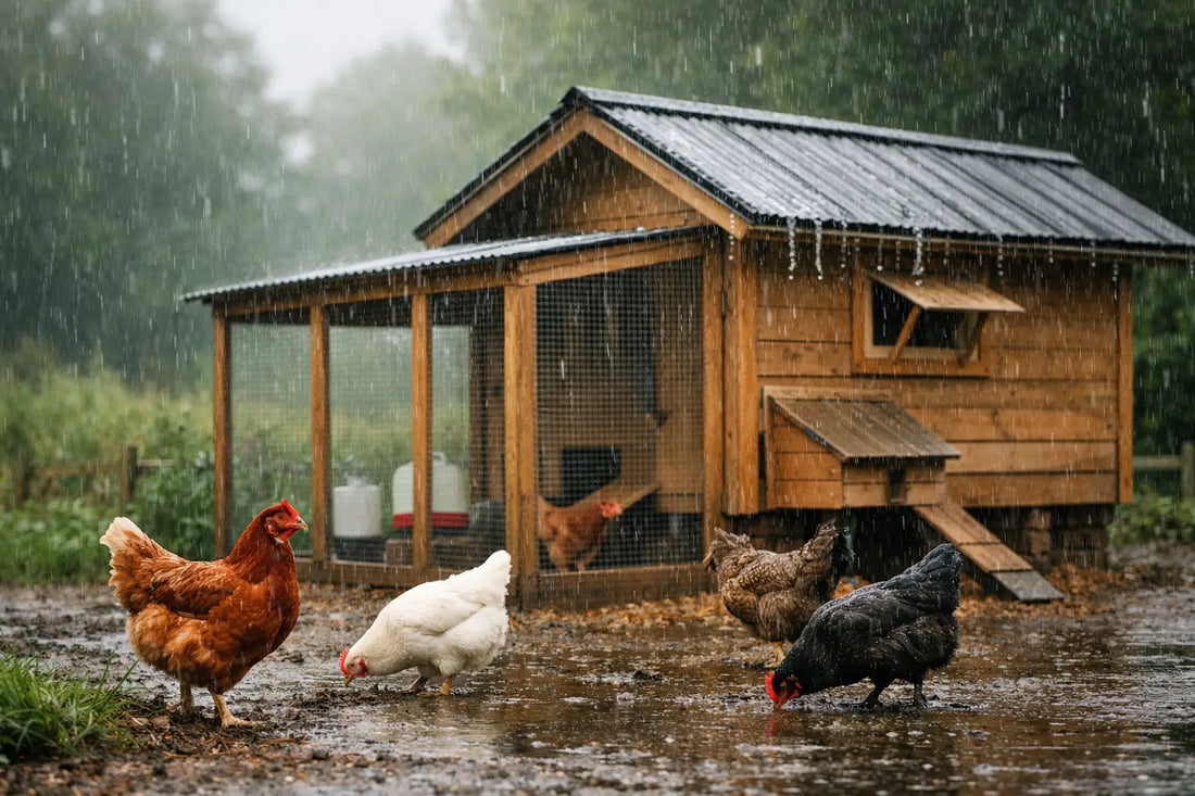 Choosing a Chicken Coop for Rainy Climates