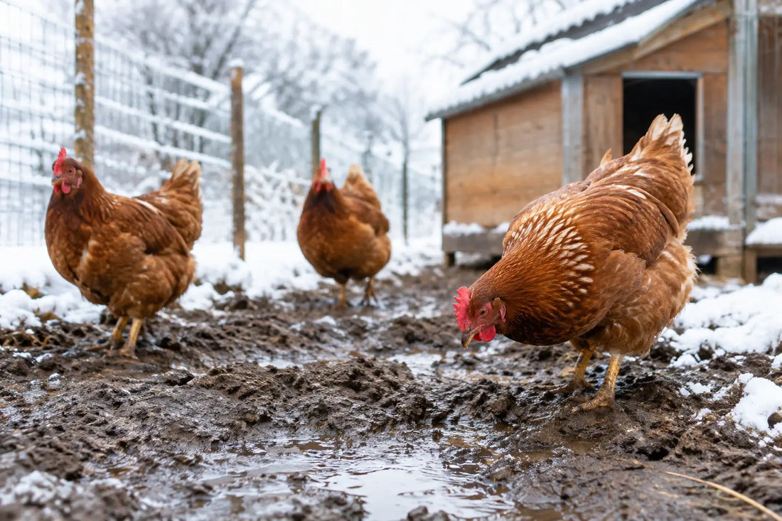 How to Manage Muddy Chicken Runs All Winter